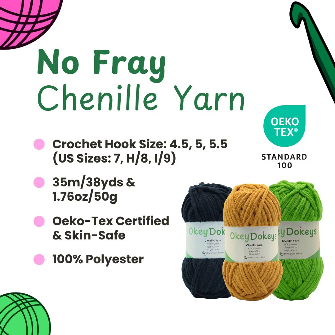 20 Pack Super Bulky Chenille Yarn Bundle - Image 4