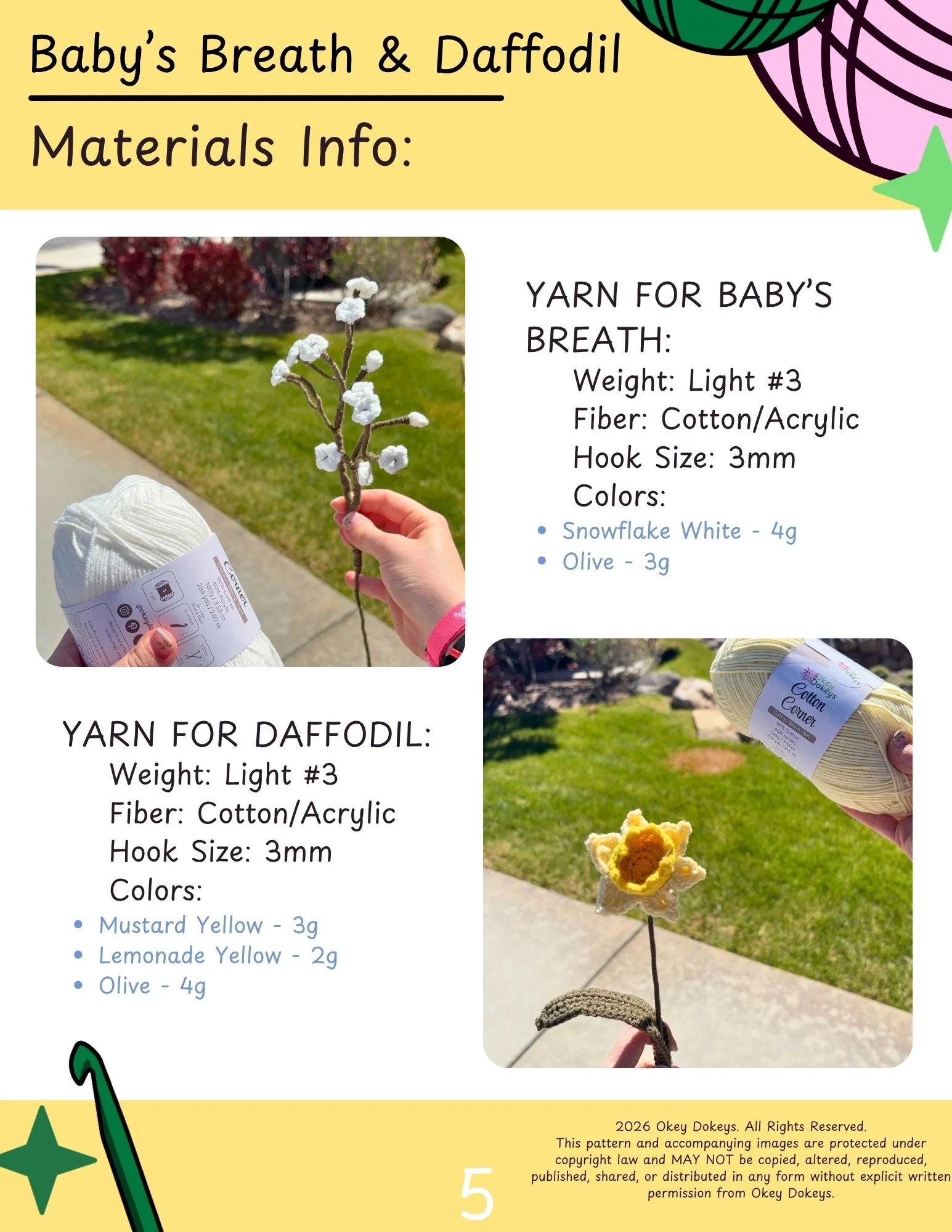 Crochet Flower Bouquet Pattern - Image 6