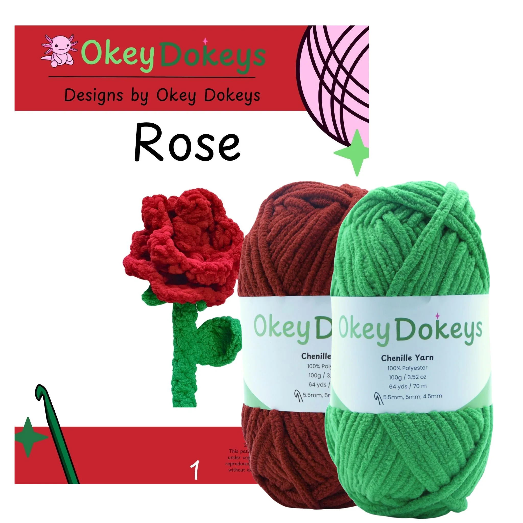 Crochet Rose Pattern - Image 5
