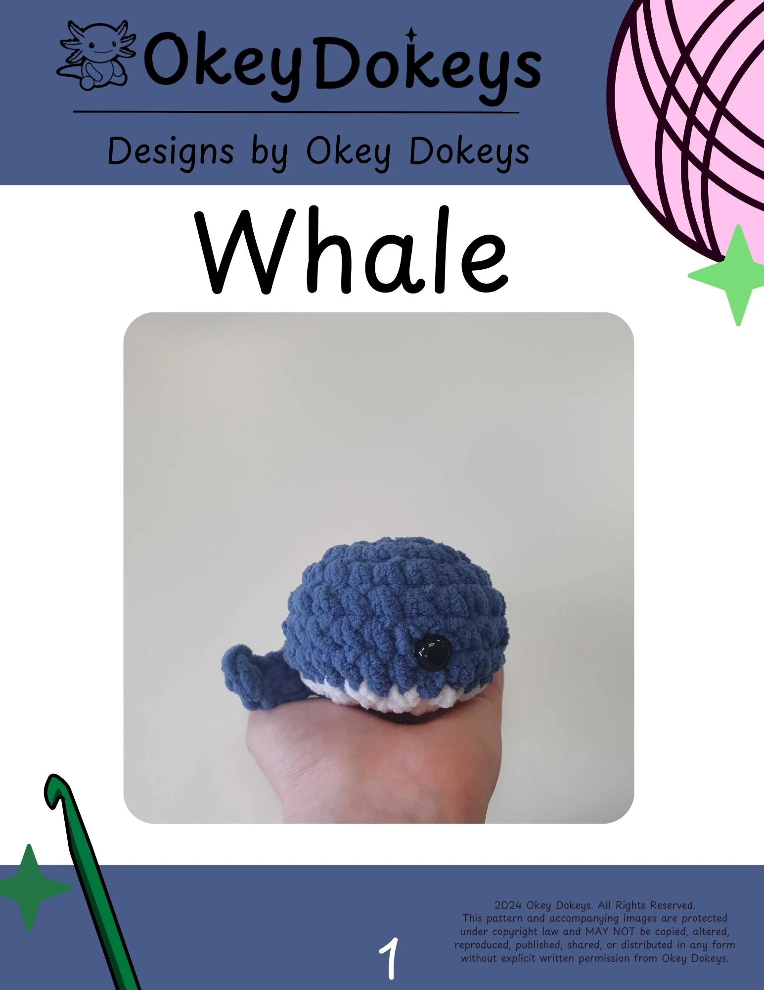 Crochet Whale Pattern