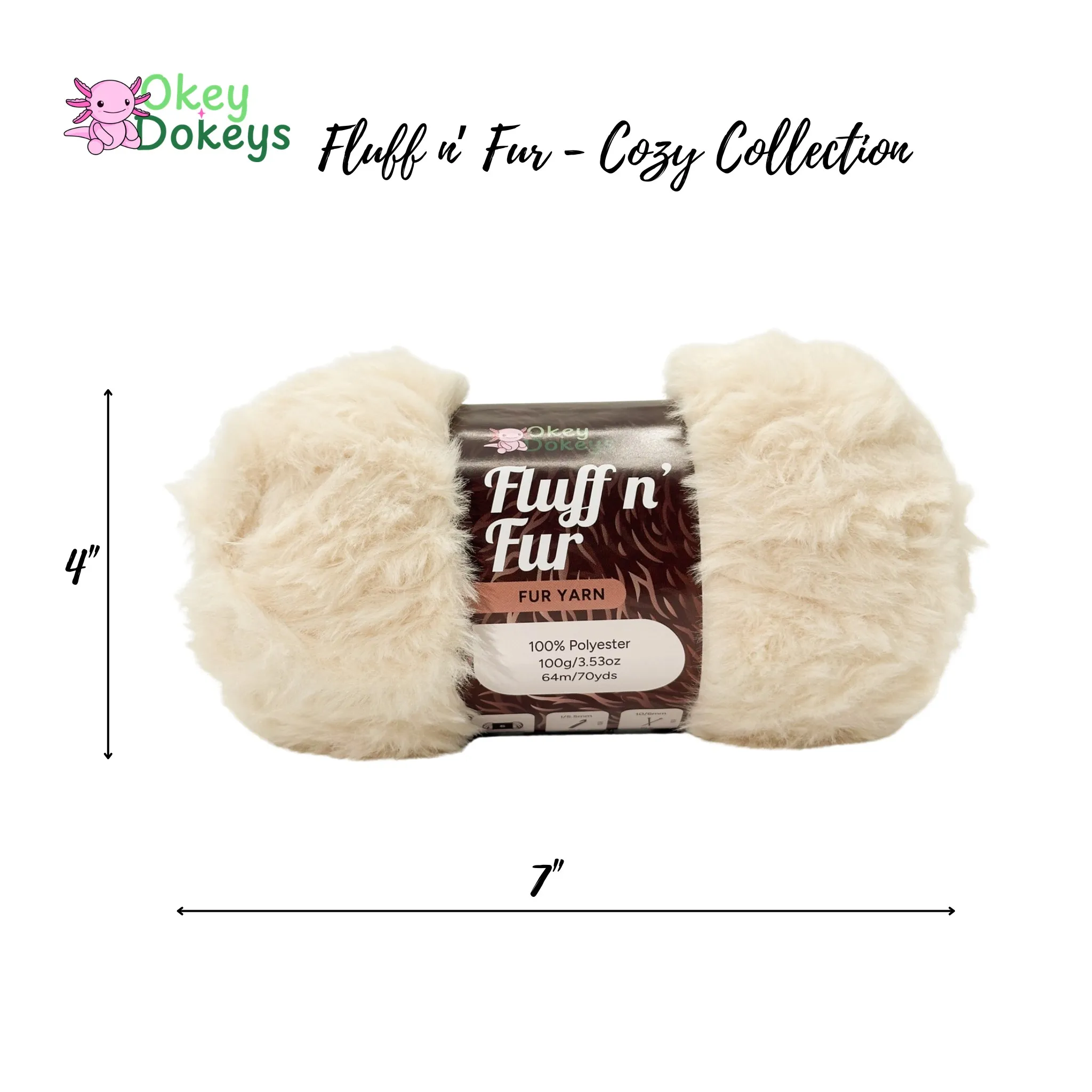 Fluff n’ Fur Yarn – Super Bulky Size 6, Soft, Cozy & Perfect for Warm Creations - Image 10