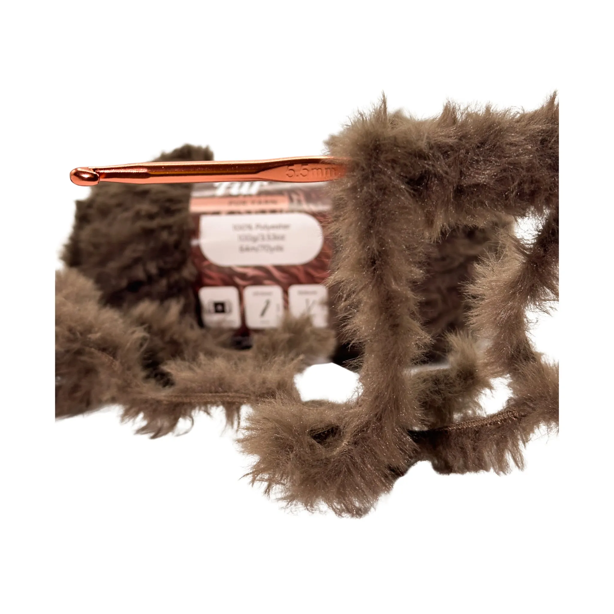 Fluff n’ Fur Yarn – Super Bulky Size 6, Soft, Cozy & Perfect for Warm Creations - Image 35
