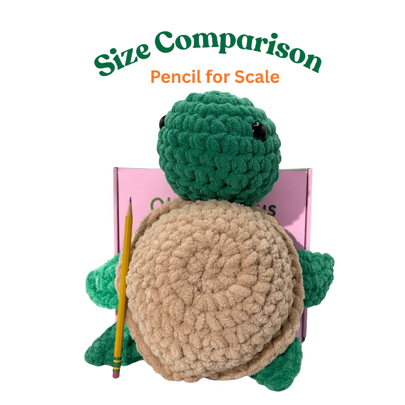 Jumbo Crochet Sea Turtle Kit - Image 2