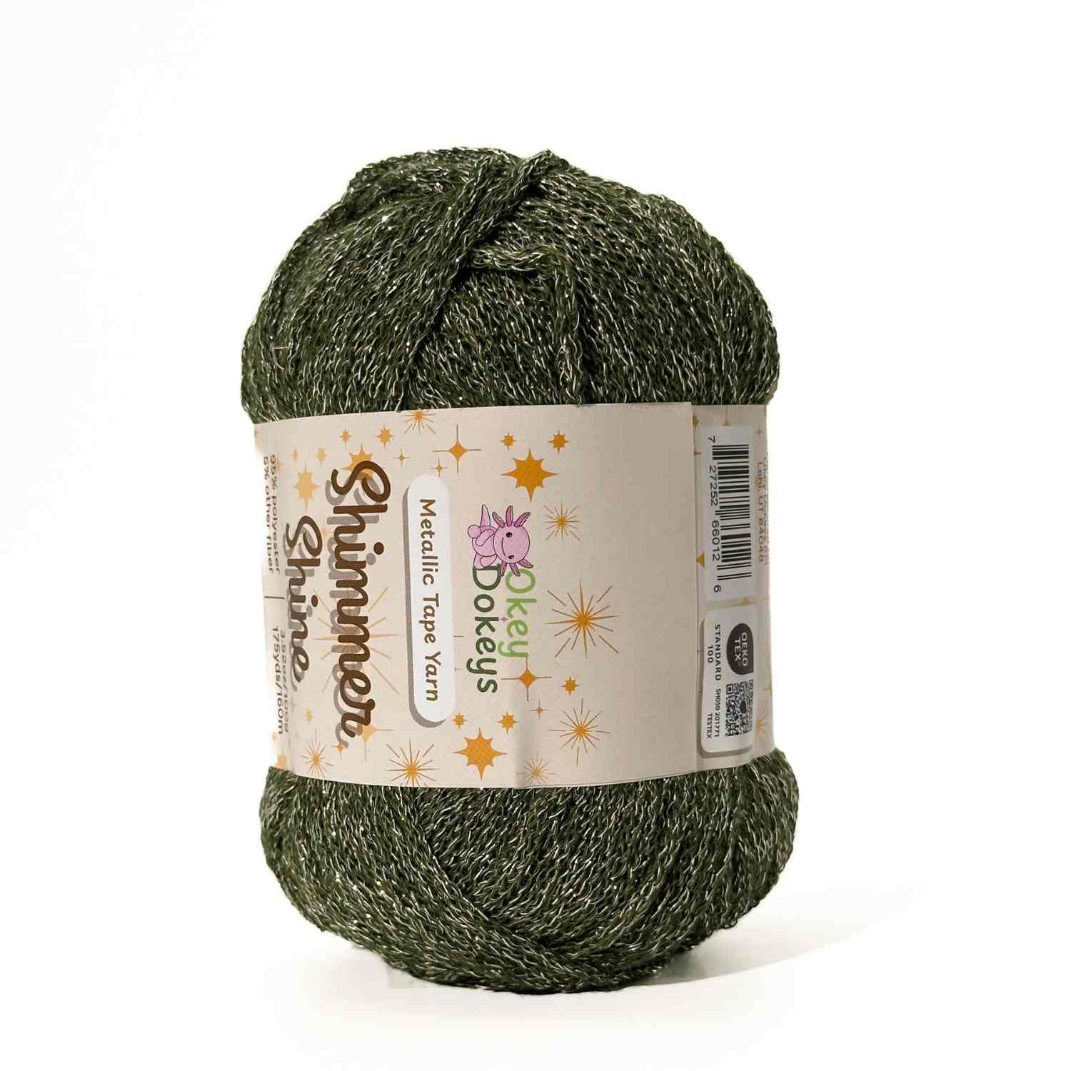 Metallic Shimmer Ribbon Yarn – Lightweight Tube Tape Yarn for Crochet Bags, Accessories & Decorative Projects (100g) - Image 47