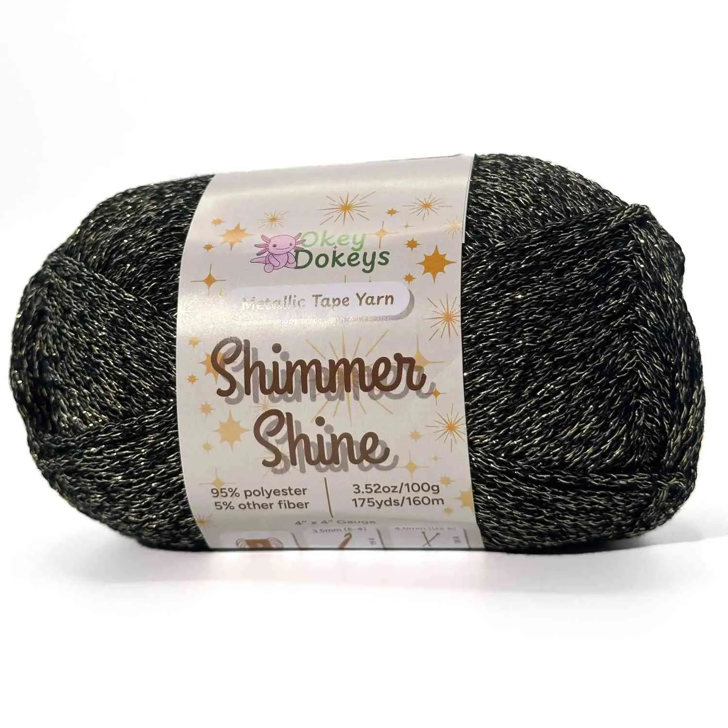 Metallic Shimmer Ribbon Yarn – Lightweight Tube Tape Yarn for Crochet Bags, Accessories & Decorative Projects (100g) - Image 5