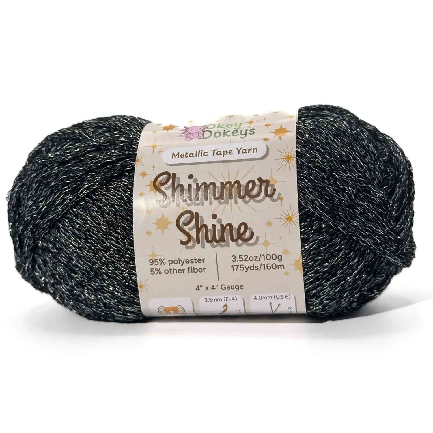 Metallic Shimmer Ribbon Yarn – Lightweight Tube Tape Yarn for Crochet Bags, Accessories & Decorative Projects (100g) - Image 6