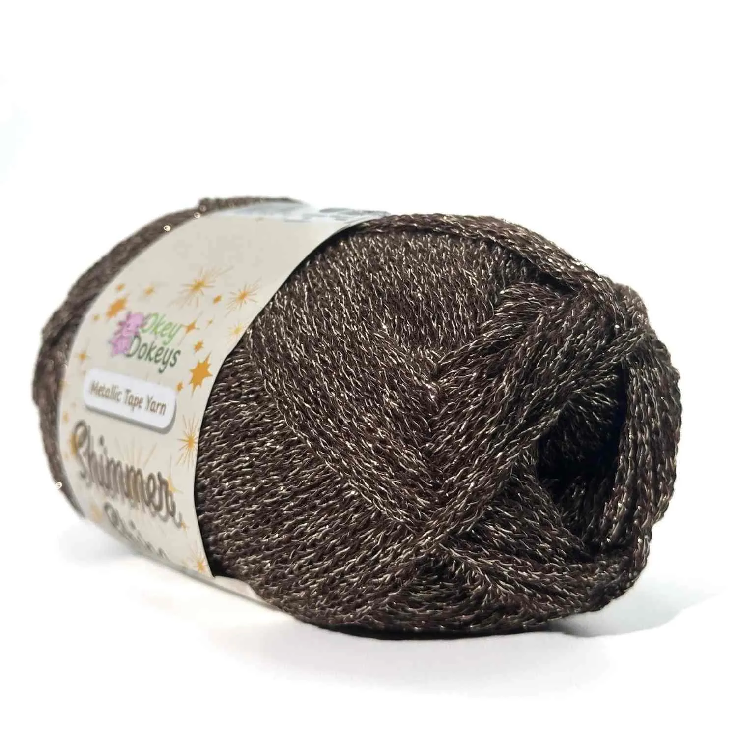 Metallic Shimmer Ribbon Yarn – Lightweight Tube Tape Yarn for Crochet Bags, Accessories & Decorative Projects (100g) - Image 66