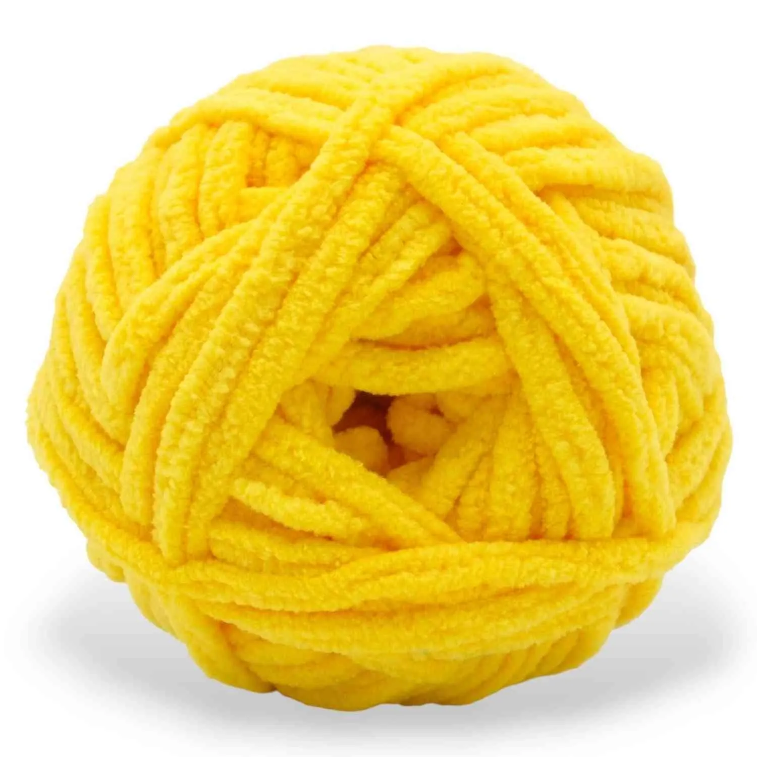 Super Bulky Chenille Yarn #6, 100g Velvet Soft No-Fray Yarn for Crocheting, 50+ Colors - Image 105