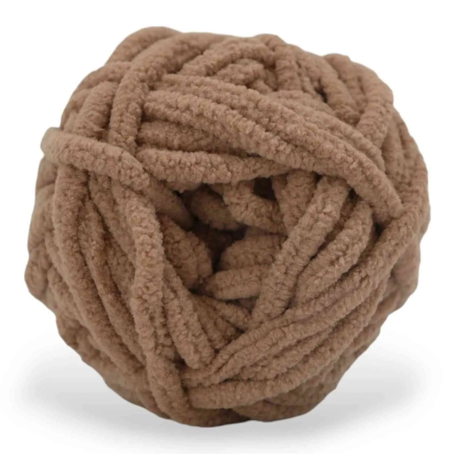 Super Bulky Chenille Yarn #6, 100g Velvet Soft No-Fray Yarn for Crocheting, 50+ Colors - Image 108