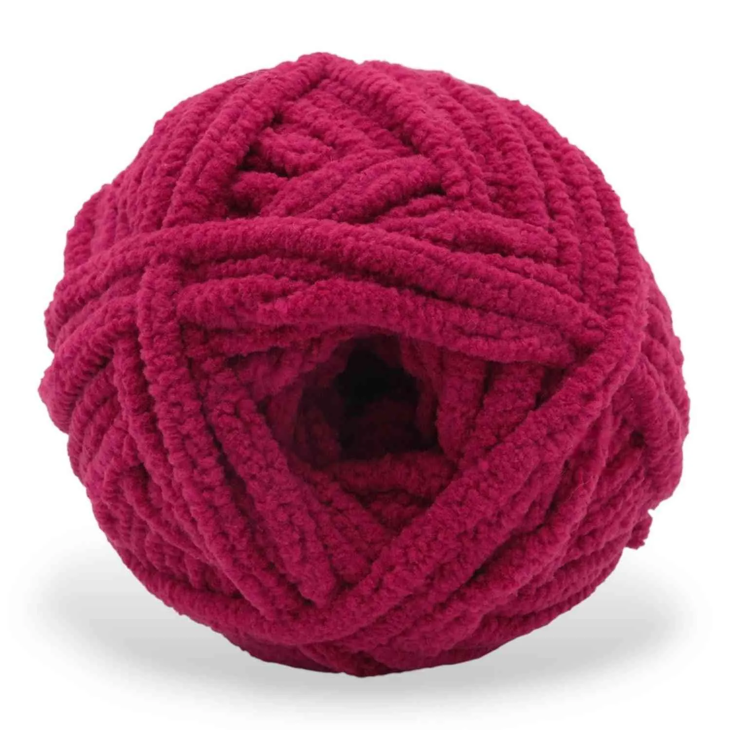 Super Bulky Chenille Yarn #6, 100g Velvet Soft No-Fray Yarn for Crocheting, 50+ Colors - Image 111