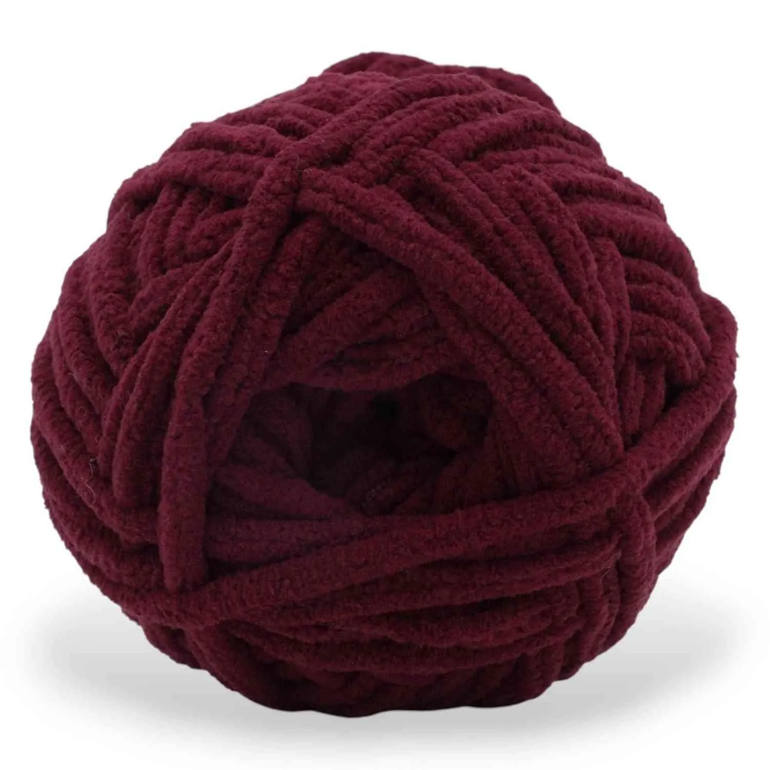Super Bulky Chenille Yarn #6, 100g Velvet Soft No-Fray Yarn for Crocheting, 50+ Colors - Image 129