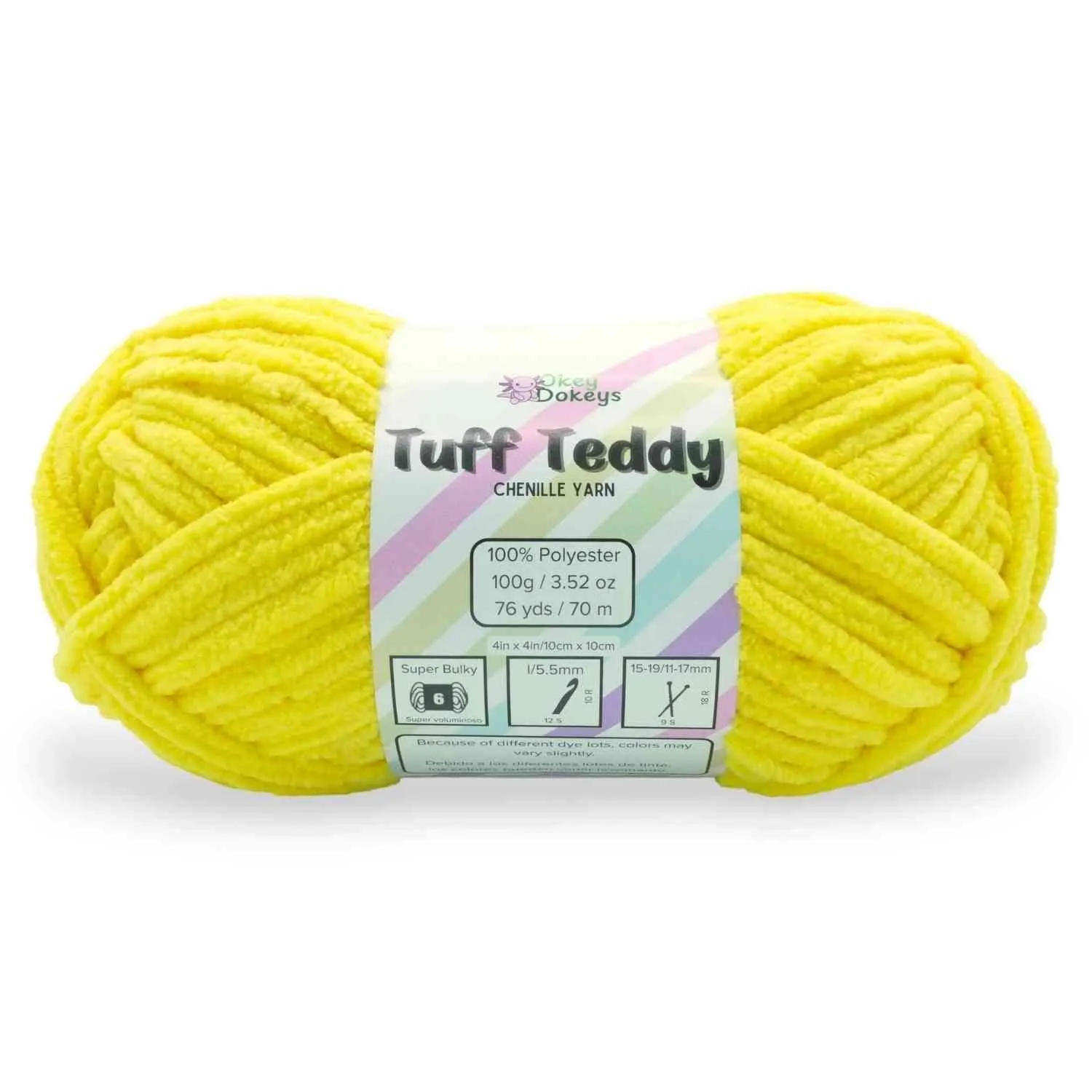 Super Bulky Chenille Yarn #6, 100g Velvet Soft No-Fray Yarn for Crocheting, 50+ Colors - Image 137