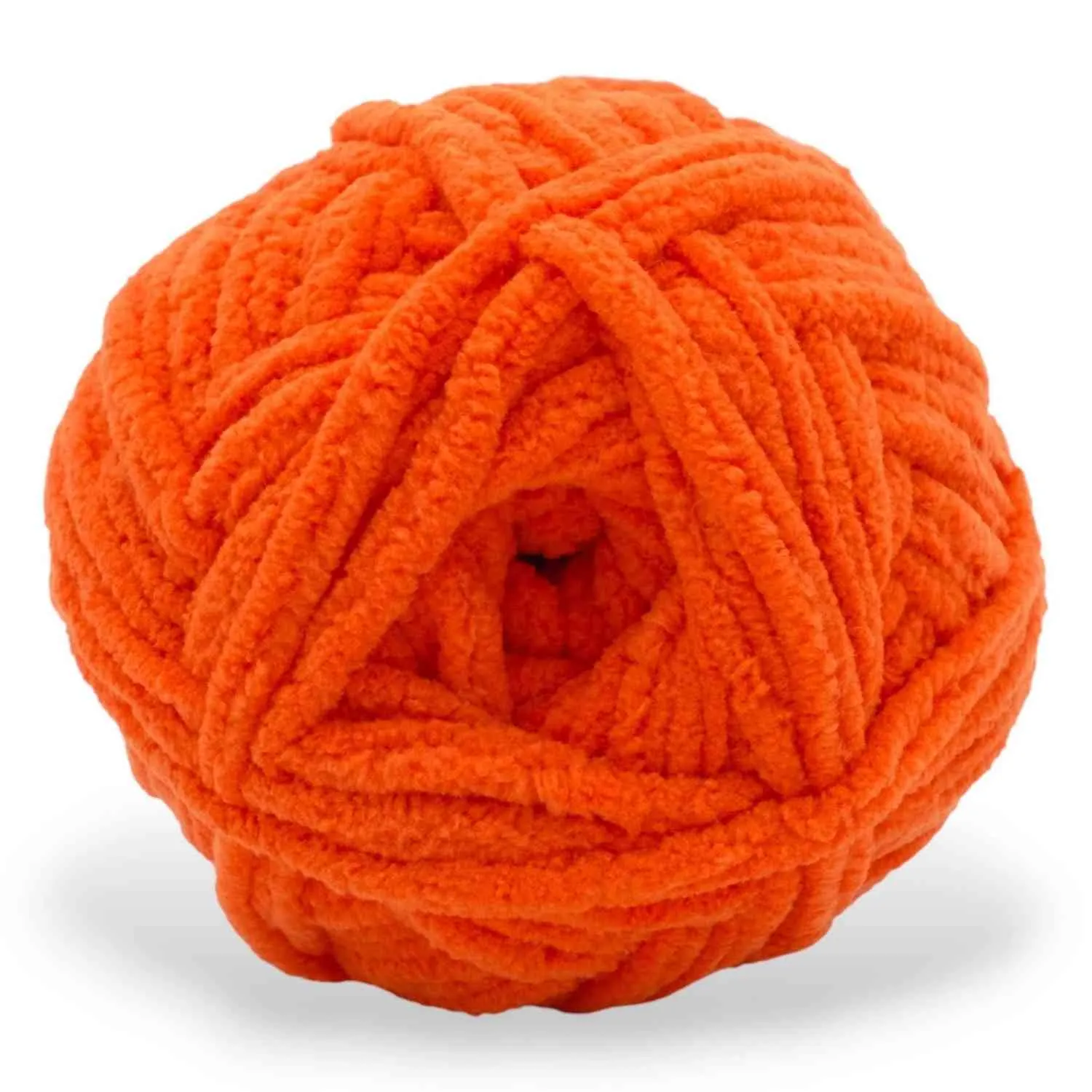 Super Bulky Chenille Yarn #6, 100g Velvet Soft No-Fray Yarn for Crocheting, 50+ Colors - Image 141