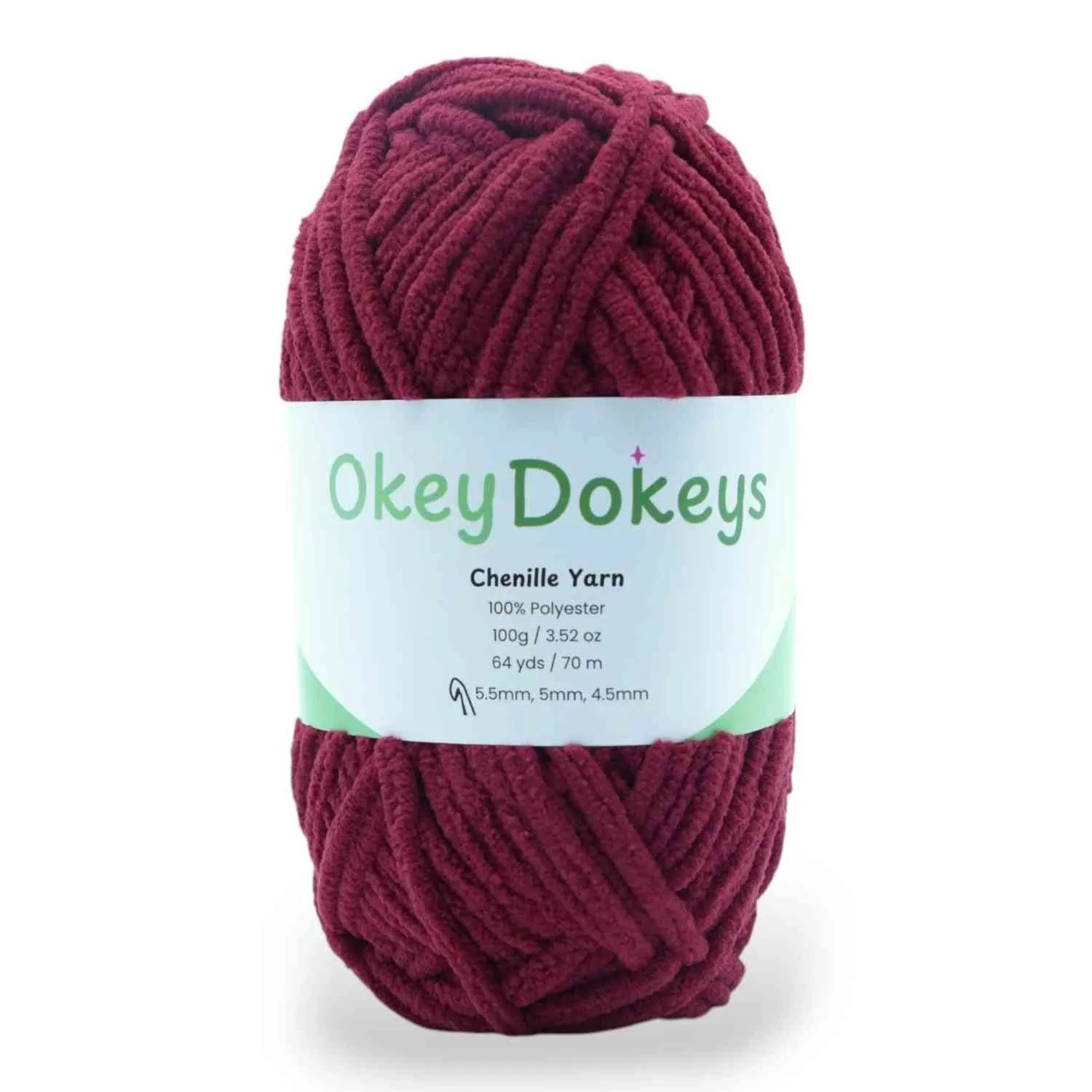 Super Bulky Chenille Yarn #6, 100g Velvet Soft No-Fray Yarn for Crocheting, 50+ Colors - Image 20