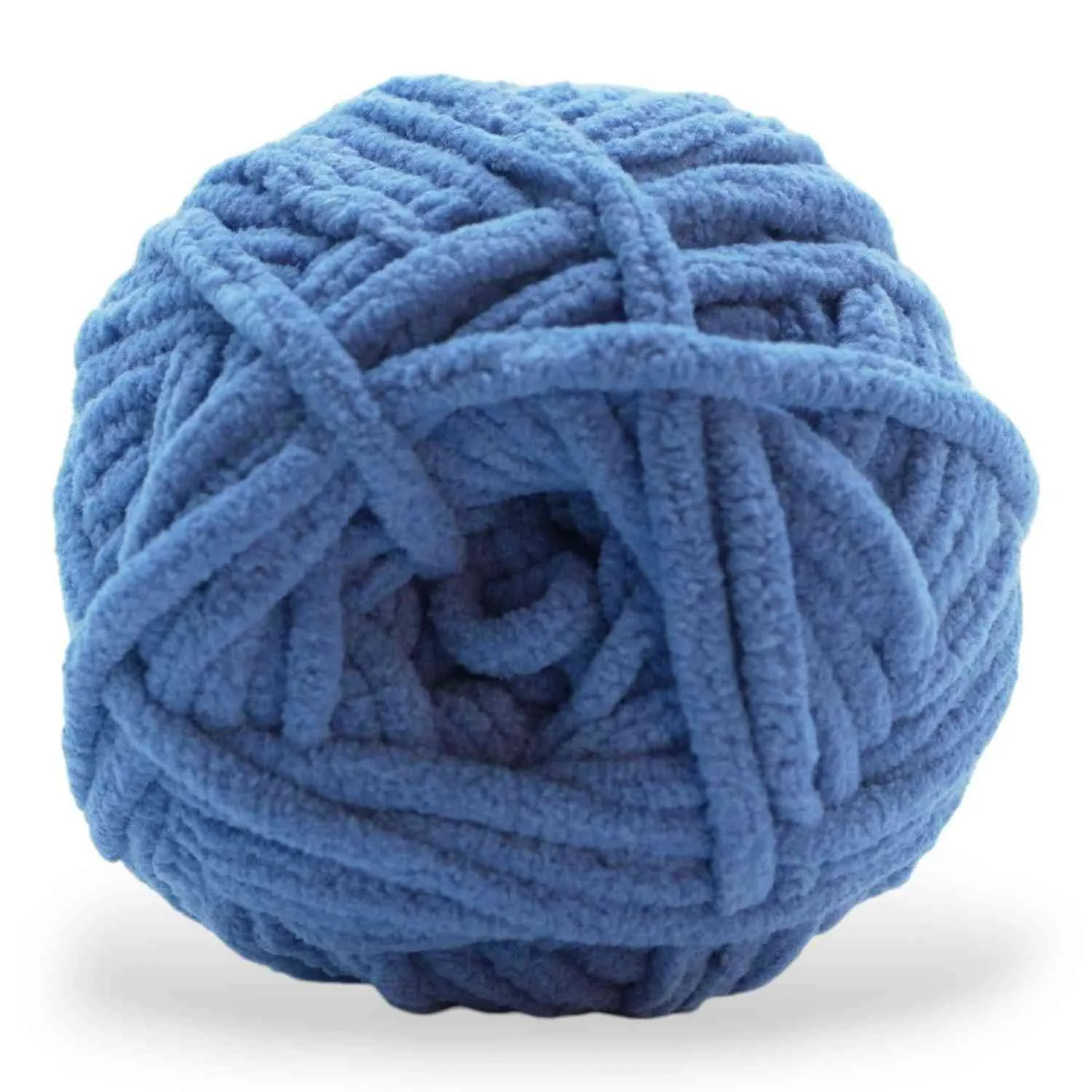 Super Bulky Chenille Yarn #6, 100g Velvet Soft No-Fray Yarn for Crocheting, 50+ Colors - Image 63