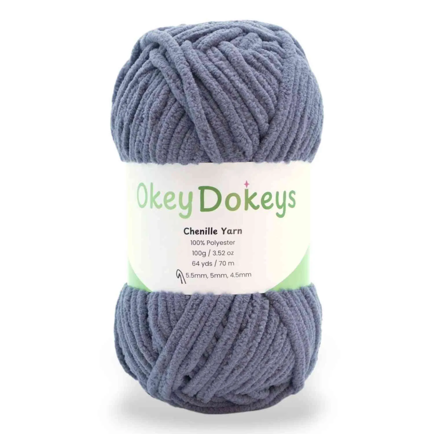 Super Bulky Chenille Yarn #6, 100g Velvet Soft No-Fray Yarn for Crocheting, 50+ Colors - Image 71