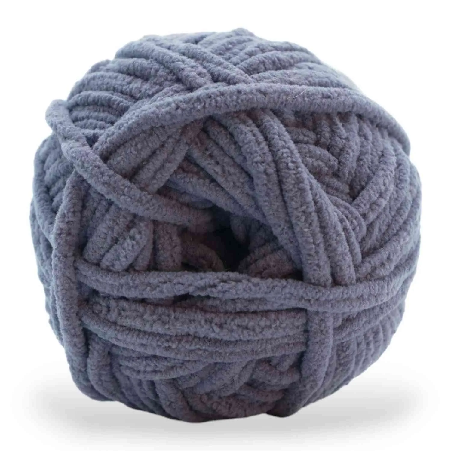 Super Bulky Chenille Yarn #6, 100g Velvet Soft No-Fray Yarn for Crocheting, 50+ Colors - Image 72
