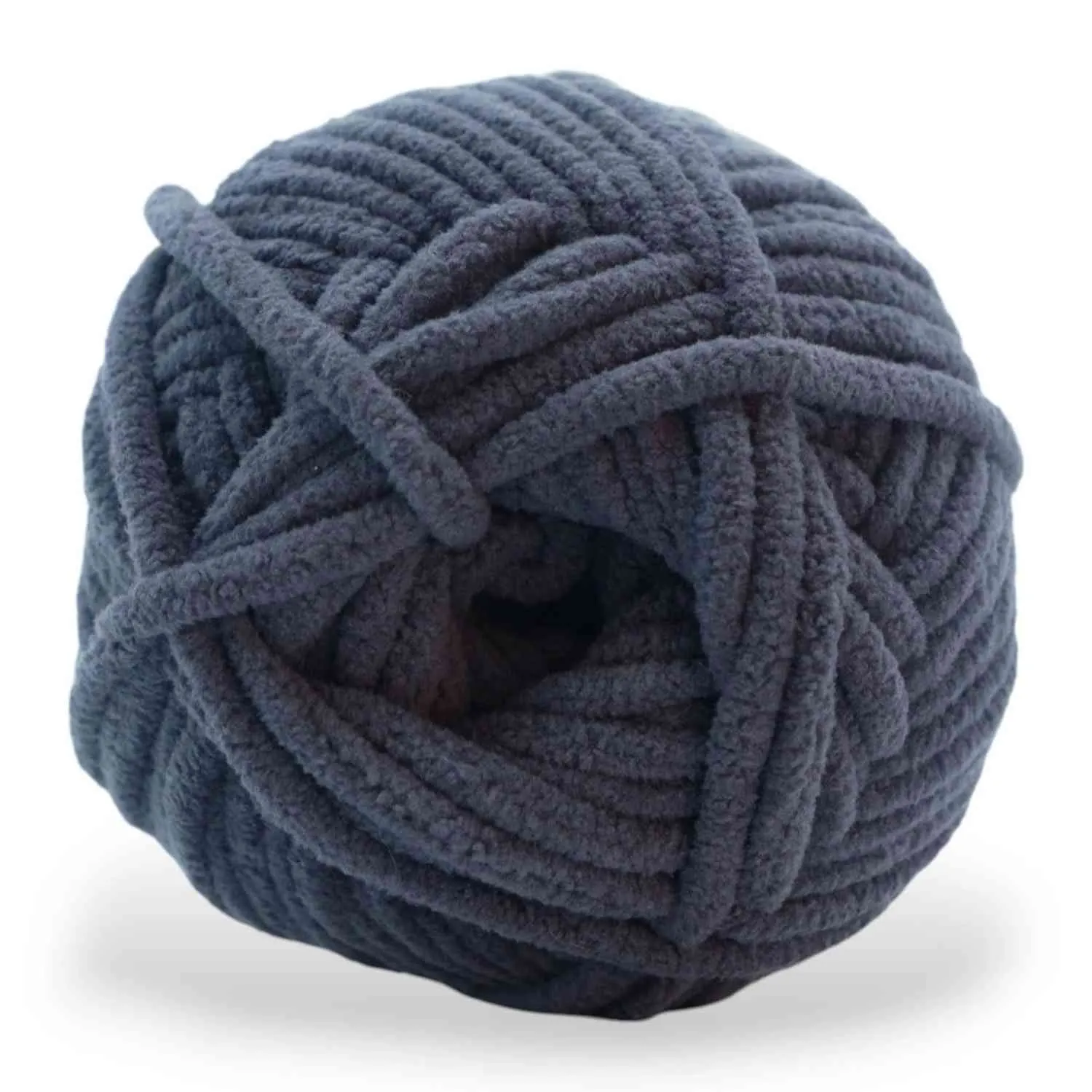 Super Bulky Chenille Yarn #6, 100g Velvet Soft No-Fray Yarn for Crocheting, 50+ Colors - Image 90