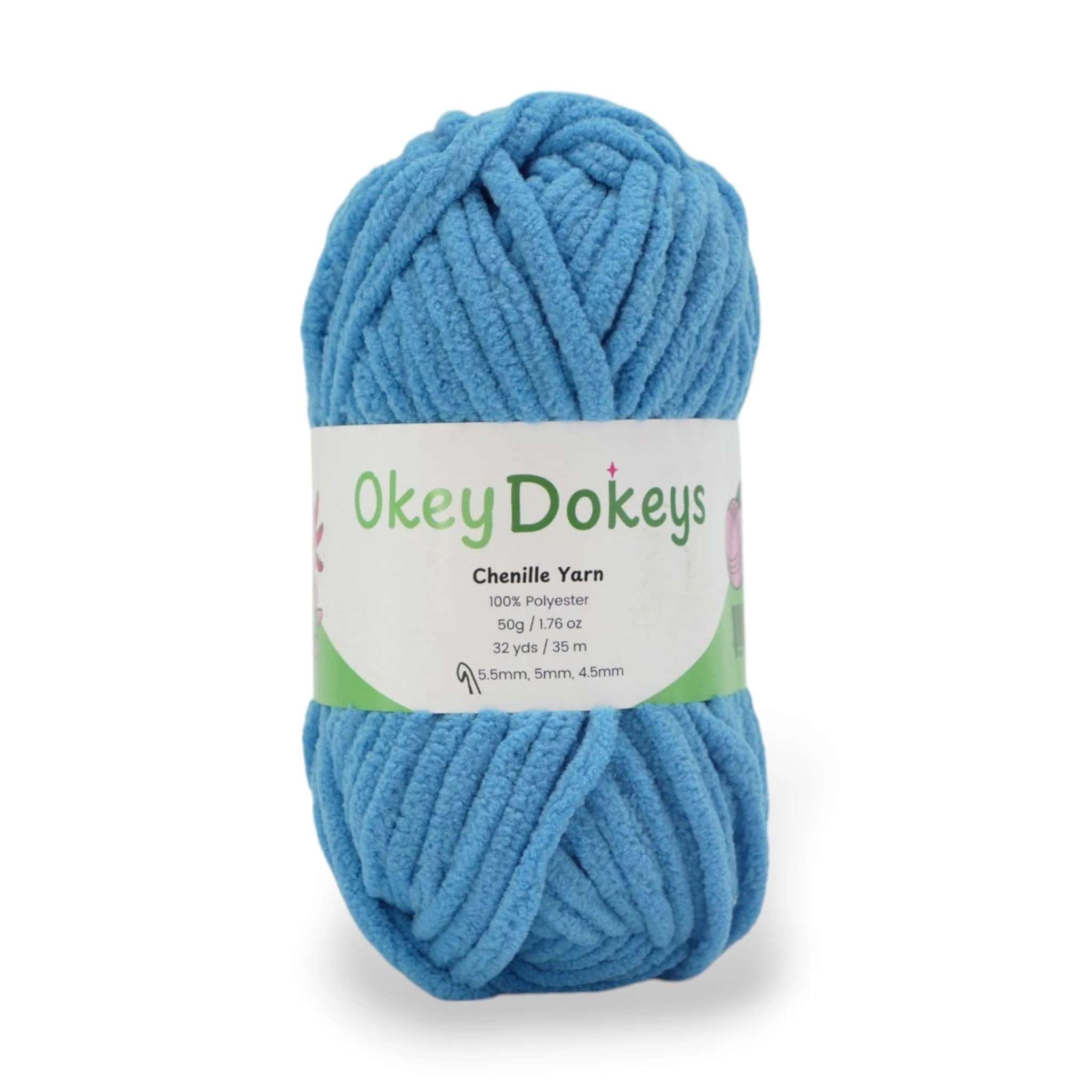 Chenille Yarn - #6 Super Bulky - 50g Skeins - Image 6