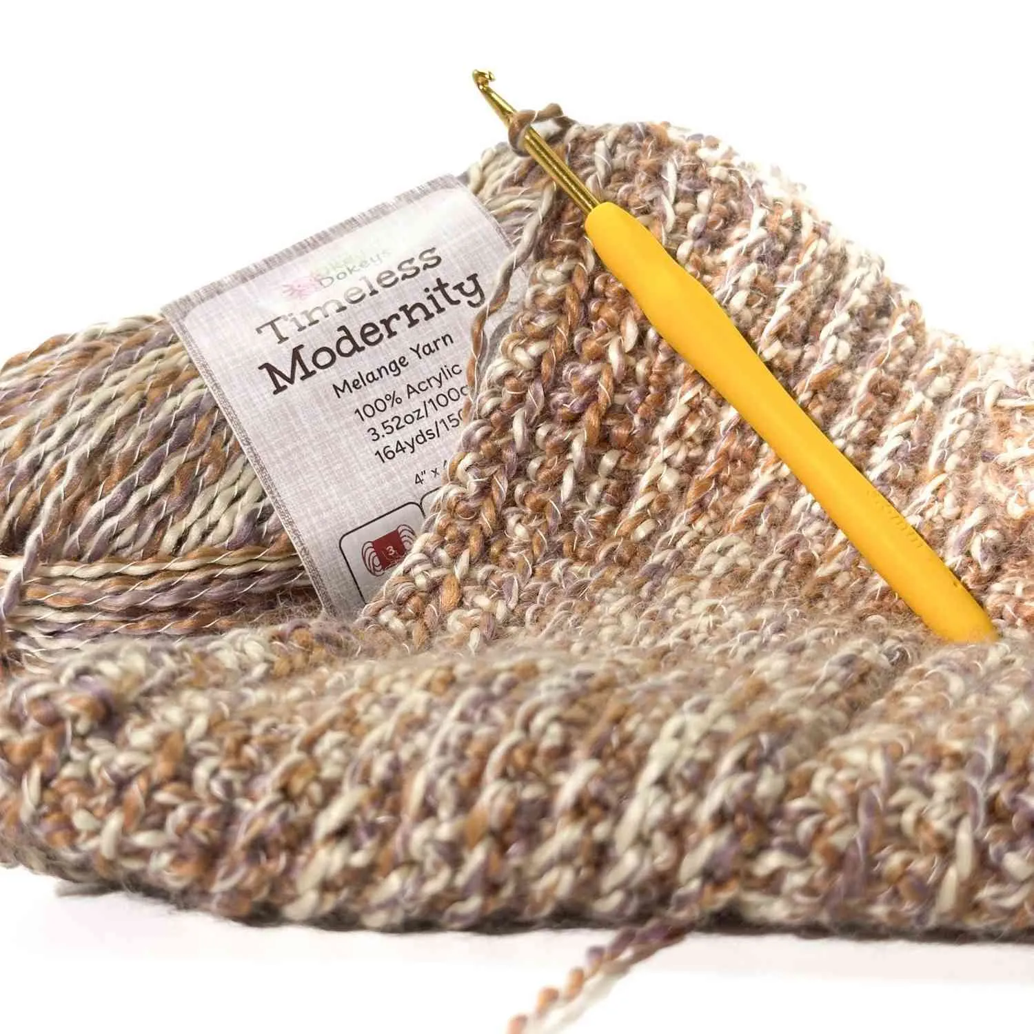 Timeless Modernity Sweater Like Acrylic Melange Yarn, 100g Light Weight - Image 14