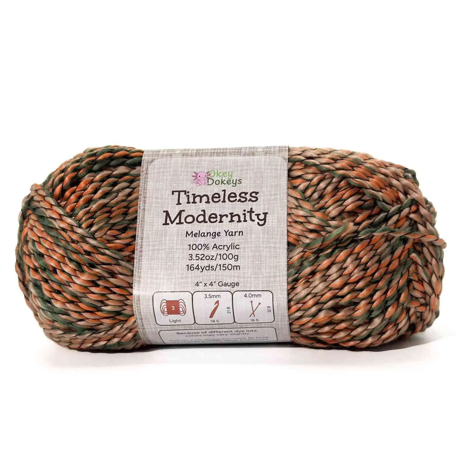 Timeless Modernity Sweater Like Acrylic Melange Yarn, 100g Light Weight - Image 19